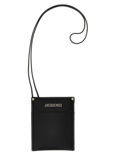 Shop Jacquemus 'le Porte Poche Meunier' Crossbody Bag In Black