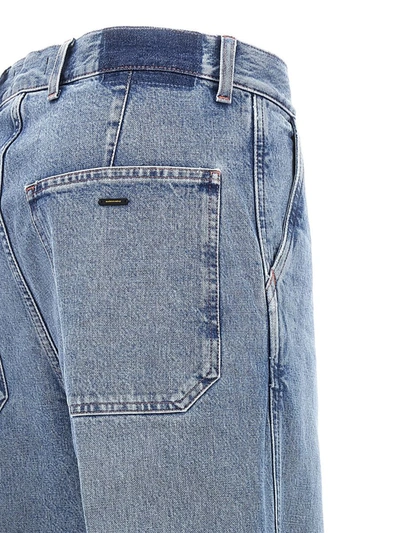 Shop Made In Tomboy 'ko-work' Jeans In Light Blue