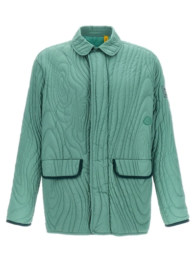 Shop Moncler Genius X Salehe Bembury 'harter' Jacket In Light Blue