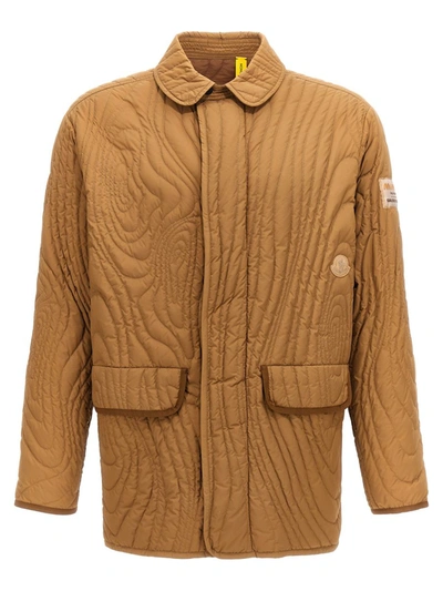 Shop Moncler Genius X Salehe Bembury 'harter' Jacket In Brown