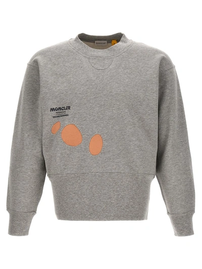 Shop Moncler Genius X Salehe Bembury Sweatshirt In Gray