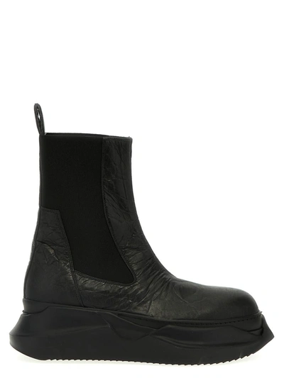 Shop Rick Owens Drkshdw 'beatles Abstract' Ankle Boots In Black