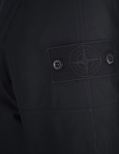 STONE ISLAND STONE ISLAND GHOST STRETCH MULTI LAYER FUSION JACKET IN NAVY 