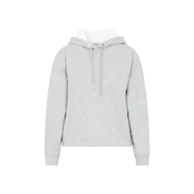 Shop Moncler Hoodie Sweater Sweatshirt In Grey