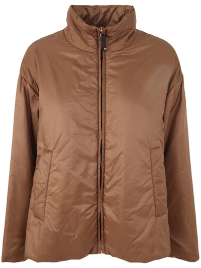 Shop Max Mara The Cube Matisse Short Padded Jacket Clothing In Brown