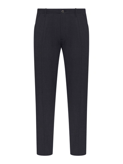 Shop Nine In The Morning Kant Trousers In Blue