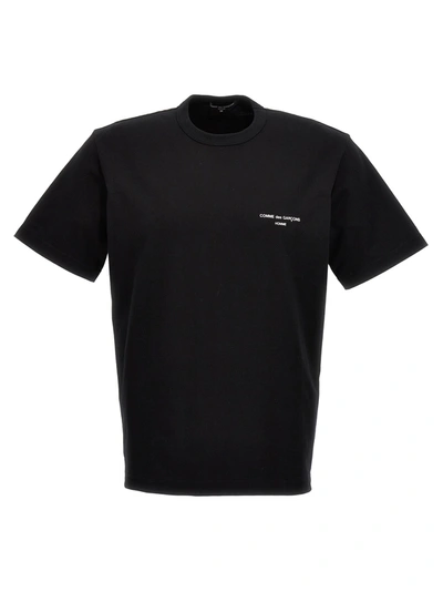 Shop Comme Des Garçons Homme Deux Logo T-shirt Black