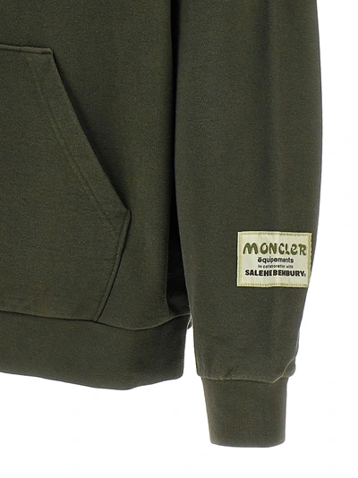 Shop Moncler Genius Salehe Bembury Hoodie Sweatshirt Green