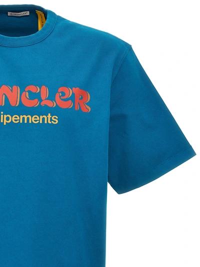 Shop Moncler Genius X Salehe Bembury T-shirt Blue
