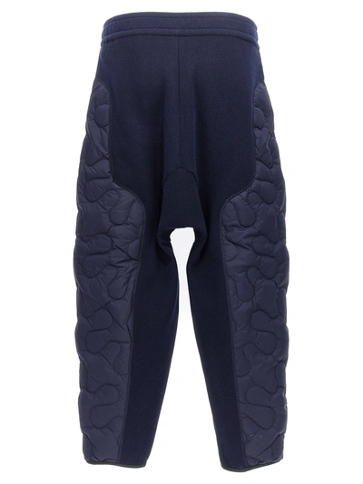 Shop Moncler Genius X Salehe Bembury Trousers Pants Blue