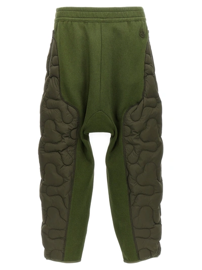 Shop Moncler Genius X Salehe Bembury Trousers Pants Green