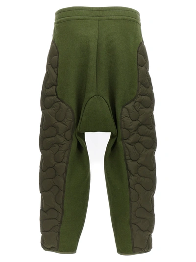 Shop Moncler Genius X Salehe Bembury Trousers Pants Green