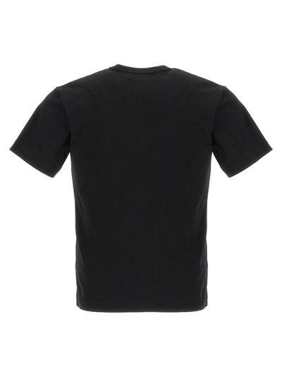 Shop Comme Des Garcons Black Printed T-shirt Black