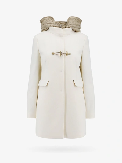 Shop Fay Coat In White