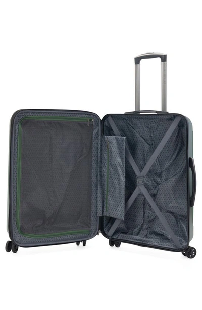 Shop Kenneth Cole Reaction Flying Axis 24" Hardside Spinner Suitcase In True Green