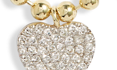 Meira T Diamond Charm & Heart Pendant Necklace In Yellow