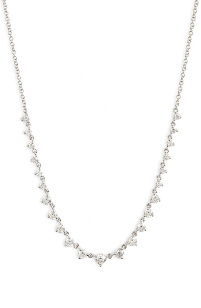 Meira T Women's 14k White Gold & 1 Tcw Diamond Tennis Chain Necklace In White