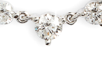 Shop Meira T Diamond Frontal Necklace In White