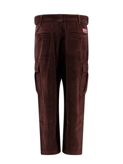Shop Kenzo Trouser In Brown