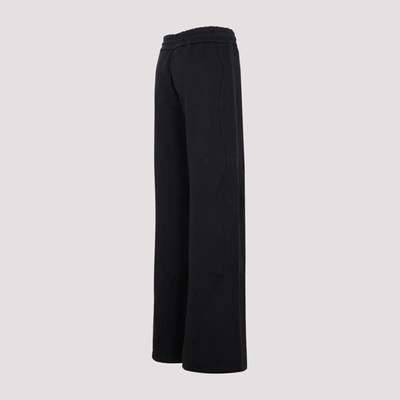 Shop Off-white Round Sweatpant Pants In Black