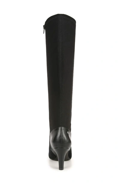 Lifestride Gracie Knee High Boot In Black Suede