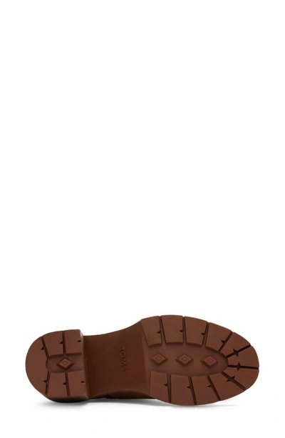 Toms Rya Leather Bootie In Brown