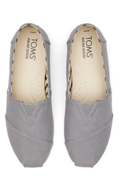 Shop Toms Alpargata Heritage Slip-on Sneaker In Grey