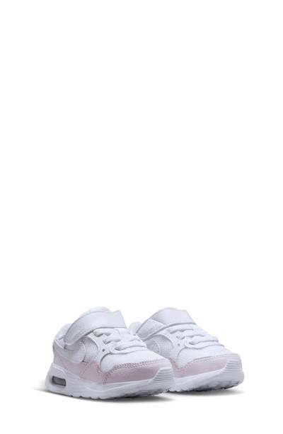 Shop Nike Kids' Air Max Sc Sneaker In White/ White/ Pearl Pink