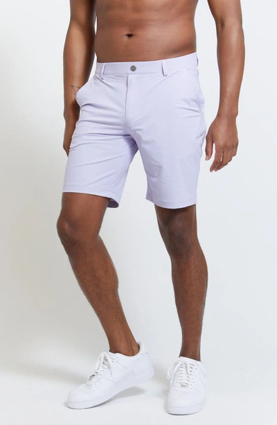 Shop Redvanly Hanover Pull-on Shorts In Cosmic Sky