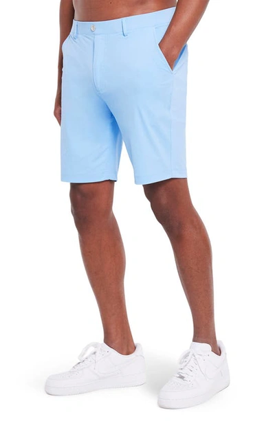 Shop Redvanly Hanover Pull-on Shorts In Skydiver