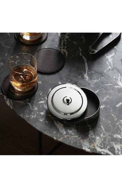 Georg Jensen Manhattan Collection 6-piece Coaster Set In Silver