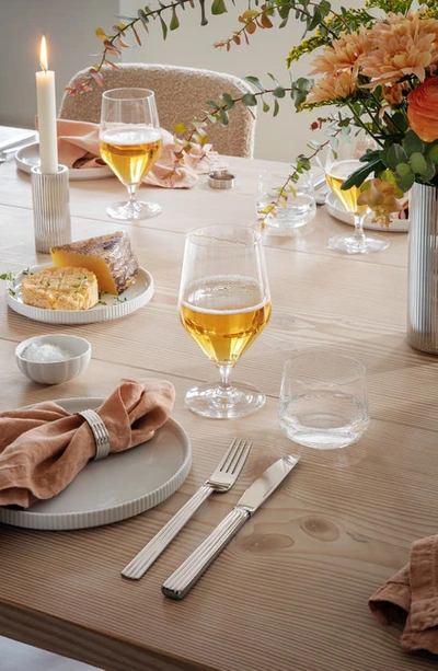 Georg Jensen Bernadotte Set Of 6 Beer Glasses In Clear