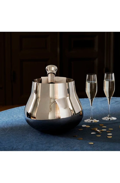 Georg Jensen Sky Stainless Steel Champagne Stopper In Silver