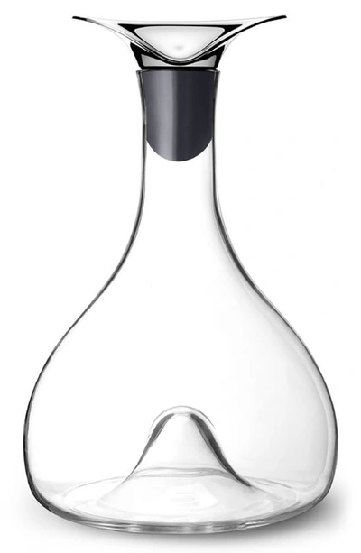 Shop Georg Jensen Wine Bar Carafe In Silver