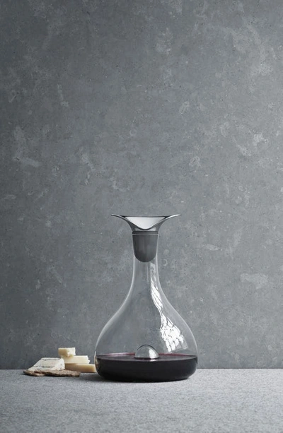 Shop Georg Jensen Wine Bar Carafe In Silver