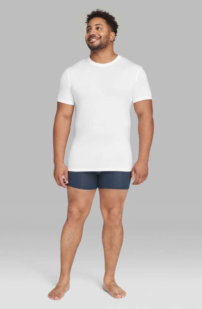 Shop Tommy John 2-pack Second Skin Slim Fit Crewneck T-shirts In White Double