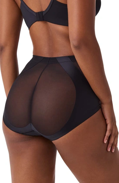 Shop Spanx Booty Lifting Briefs In Very Black