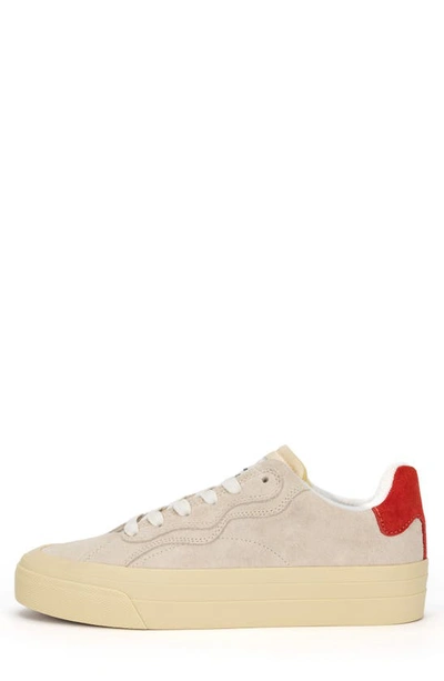 Shop Brandblack No Name Sneaker In Off White Red