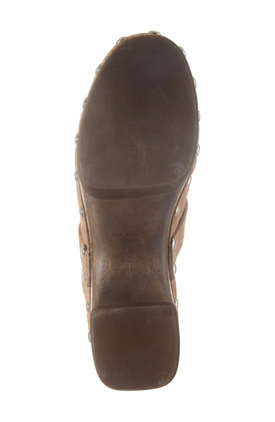 Rag & Bone Johannes Genuine Shearling Clog In Cml/ Natshl