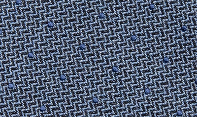 Jack Victor Pin Dot Tie In Blue