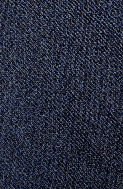 Jack Victor Bowman Solid Silk Blend Tie In Navy
