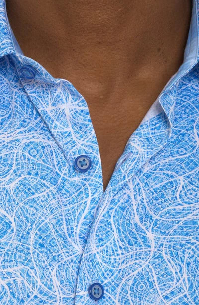 Shop Robert Graham Stelvio Button-up Shirt In Light Blue