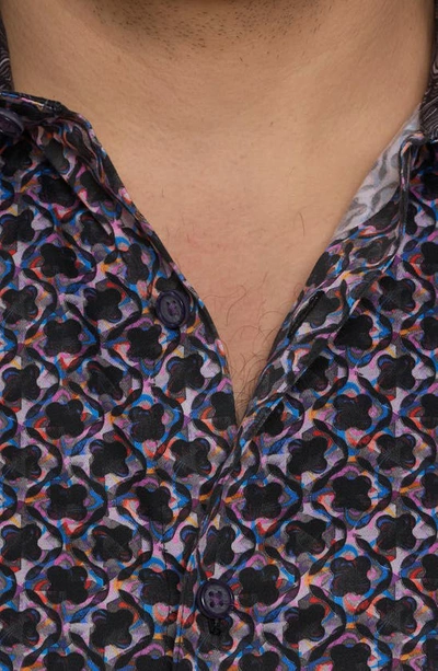 Shop Robert Graham Yeni Button-up Shirt In Purple Multi