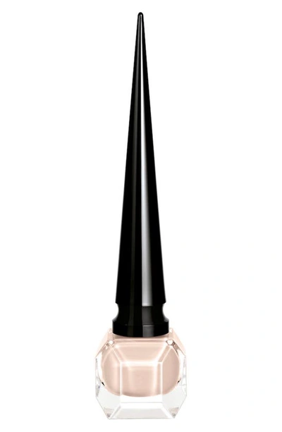Shop Christian Louboutin Lalaque Le Vernis Brillant In Beige In Bed 331