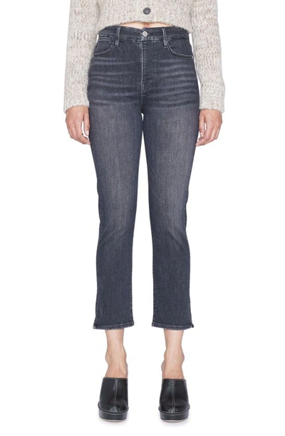 Frame Le Super High Waist Straight Leg Crop Jeans In Murphy