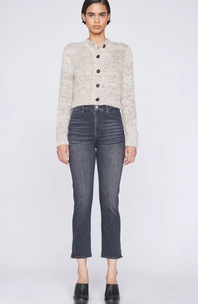Frame Le Super High Waist Straight Leg Crop Jeans In Murphy