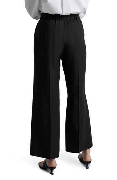 Shop & Other Stories Pleated Ankle Trousers In Black