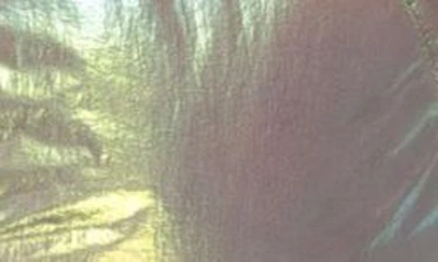 Noize Belted Oversize Hooded Puffer Coat In Tanzanite