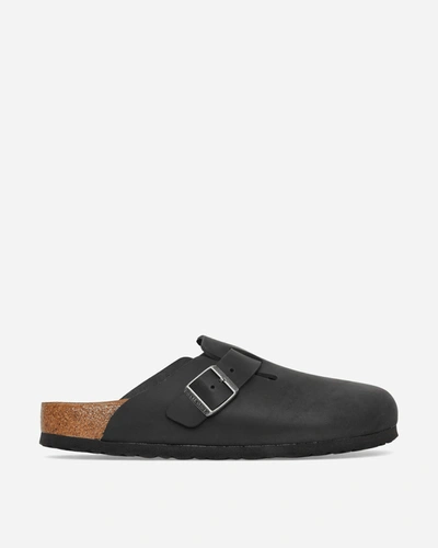 Shop Birkenstock Boston Sandals In Black