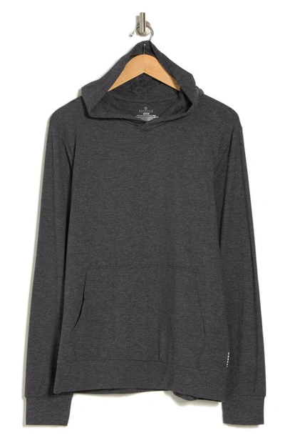Shop Balance Collection Solace Jersey Hoodie In Heather Black